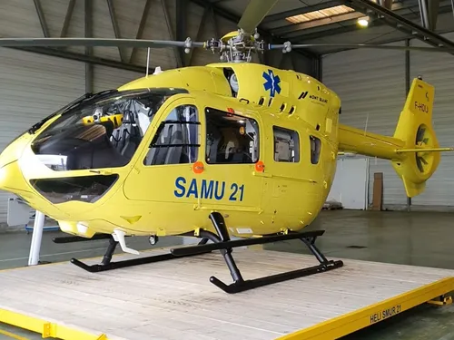 Découvrez le nouvel hélicoptère du Samu 21